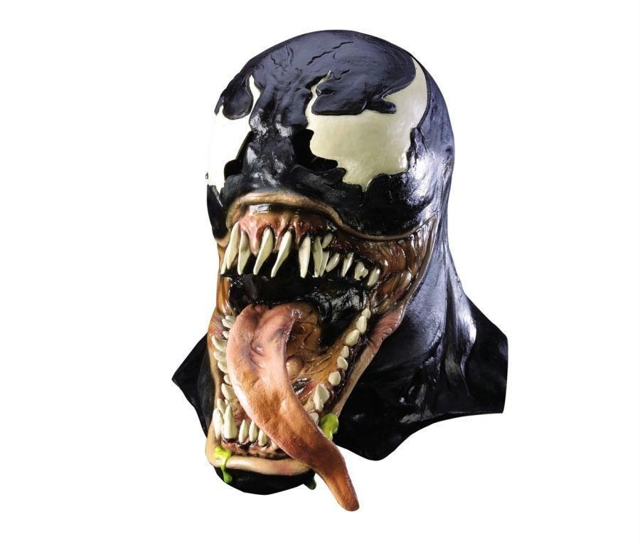 ADULT MARVEL SPIDERMAN VENOM LATEX MASK COSTUME DG10571