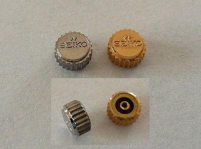   Seiko 4402 9990 Crowns Gold & Stainless Steel Vintage NOS Rare parts