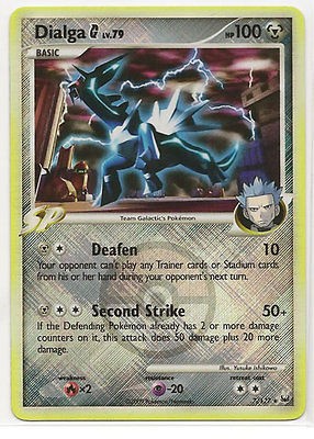 Dialga G Pokemon League Reverse Holo Promo Ex Mt