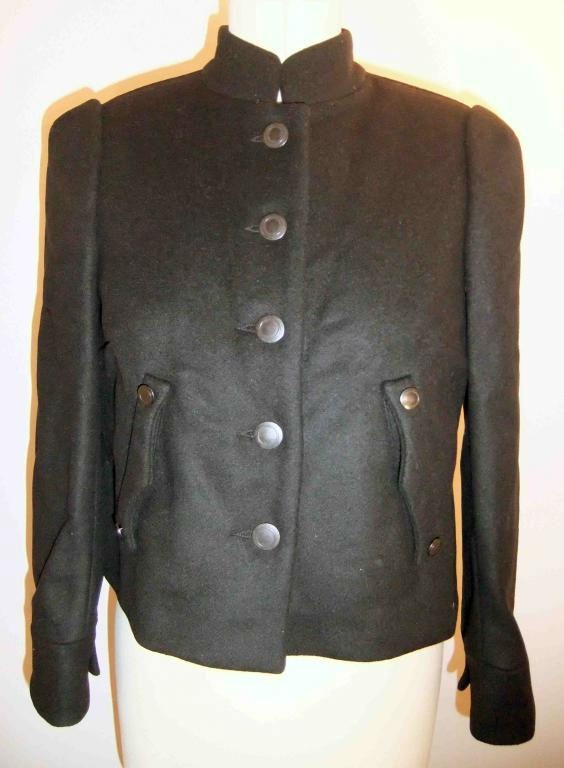 IRO WOOL BLEND LADIES BLACK JACKET/SIZE 1/BNWT/FREE UK POSTAGE