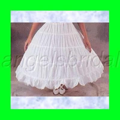 COTTON 4 HOOP BRIDAL WEDDING GOWN DRESS CIVIL WAR PETTICOAT CRINOLINE 