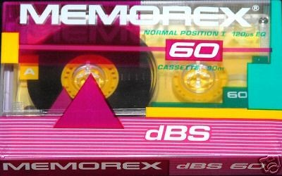 MEMOREX 60 SEALED BLANK CASSETTE AUDIO TAPE