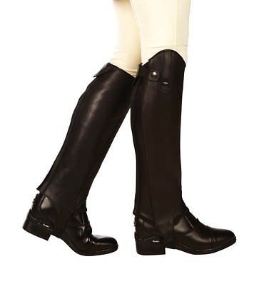 NEW Dublin Intensity Leather Gaiters  Black Medium/S​hort