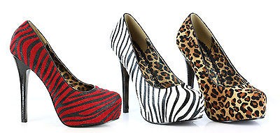 ELLIE BP519 GABOR 5 1/2 Inch Animal Print Pump