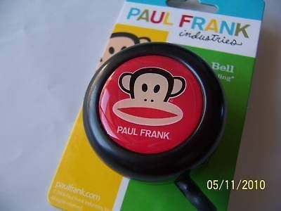 BICYCLE BELL PAUL FRANK JULIUS BLACK NIRVE BIKE BELL