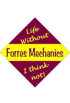 Forres Mechanics Car/window signs / Personalised signs / slap on 