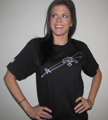 Gun T Shirt M16 Design New with tags XL Colt T shirt AR15