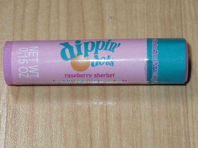 NEW DIPPIN DOTS ICE CREAM RASPBERRY SHERBET LIP BALM