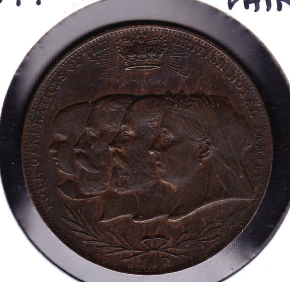 1897 Pearcys Paints,Toronto​,Ontario Queen Victoria Token