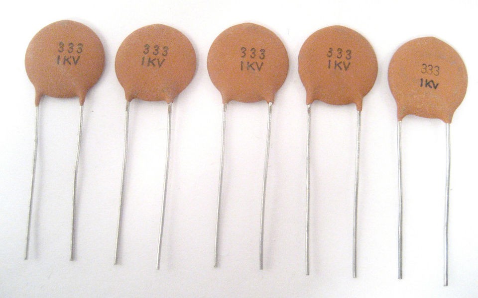   Ceramic Disc Capacitors MFG NTE 5/PK Ideal for Vintage Radios