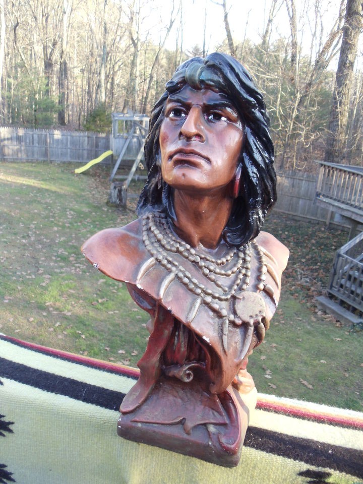 ANTIQUE CIGAR STORE INDIAN HIAWATHA