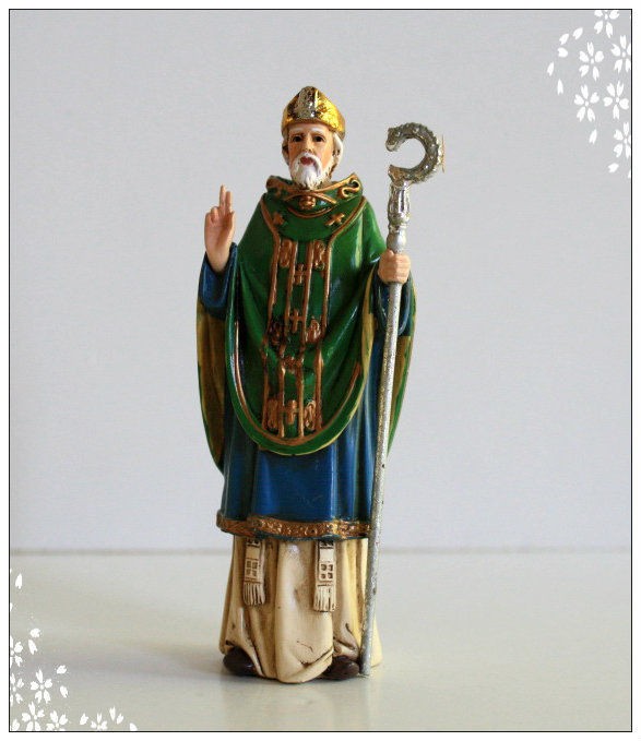   Catholic Figurine Statuette ST. PATRICK Josephs Studio Roman Inc. MIB