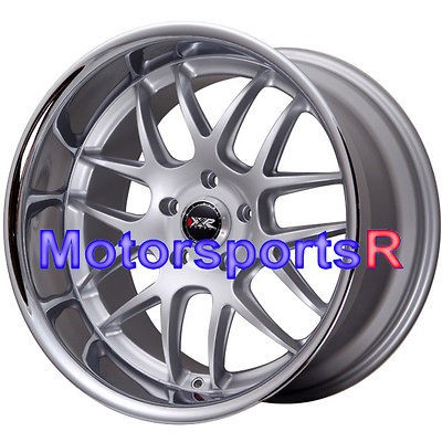 20 XXR 526 Silver Polished Lip Rims Staggered Wheels 5x120 08 BMW 