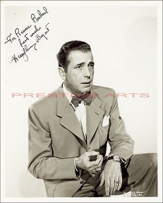 HUMPHREY BOGART AUTOGRAPHED REPRINT