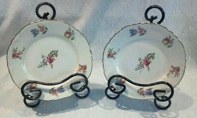 HOMER LAUGHLIN PRISCILLA HOUSEHOLD INSTUTUTE SET OF 2 DESSERT PLATES 