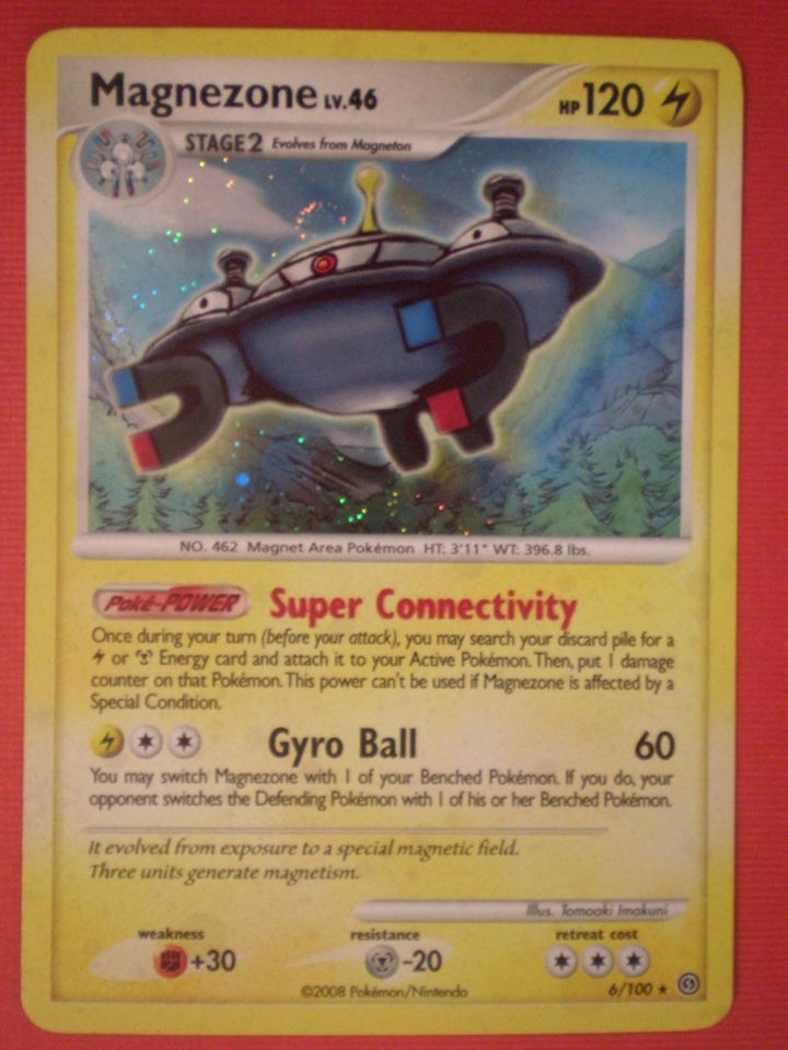 Pokemon   Magnezone   6/100 Stormfront Holo Holofoil Rare Card