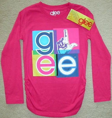 GLEE / MUSIC / T.V. SITCOM / GIRLS T SHIRT / SIZE SMALL (7 8) / NWT