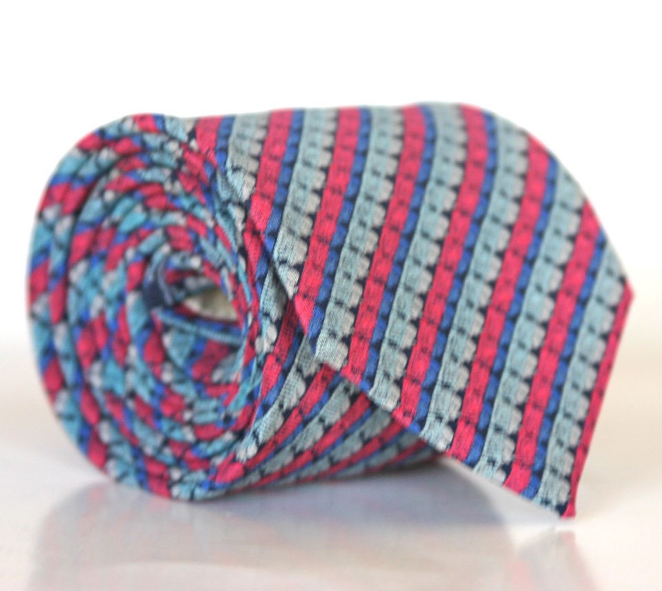 missoni vintage stripes skinny mens neck tie