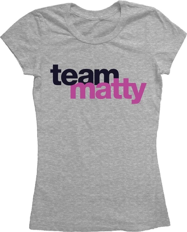   Ladies Junior Sizes Awkward Jenna Team Matty Love TV Show T shirt top