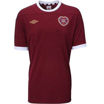 Umbro Hearts FC Home Jersey Football Retro No Sponsor Mens New Size M 