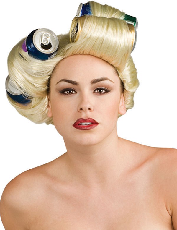 lady gaga soda can wig fancy dress music diva singer