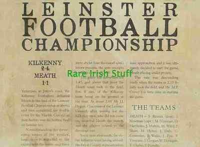 Leinster Football Championship   Kilkenny VS Meath 1911 Irish GAA 