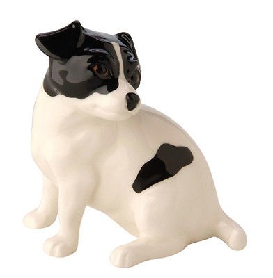 JOHN BESWICK FIGURINE JACK RUSSELL PUPPY BLACK & WHITE JBD67BLK/W NEW 