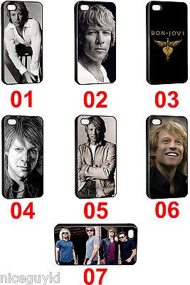 Jon Bon Jovi Rock Band Seamless Iphone 4 & 4S Plastic Hard Case Cover 