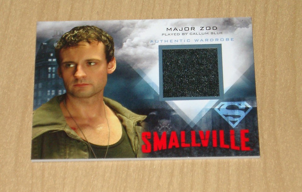 Cryptozoic Smallville wardrobe costume Major Zod Black Tank Callum 