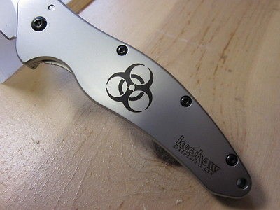 kershaw shallot 1840 custom biohazard assisted knife nib time left