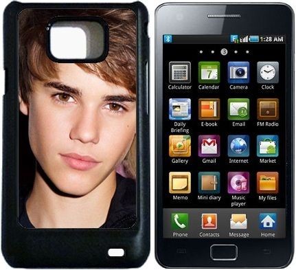 JUSTIN BIEBER hard phone cover case fits SAMSUNG GALAXY S2 S II I9100 