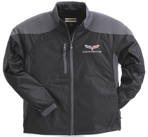 corvette c6 hybrid jacket black and gray