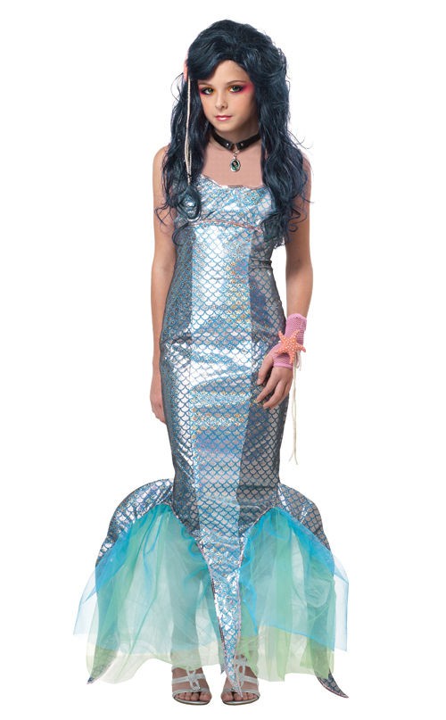 pearl swirl mermaid child costume