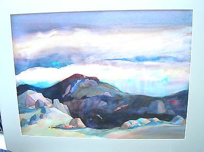 original watercolor by pat kinsey alaska  99