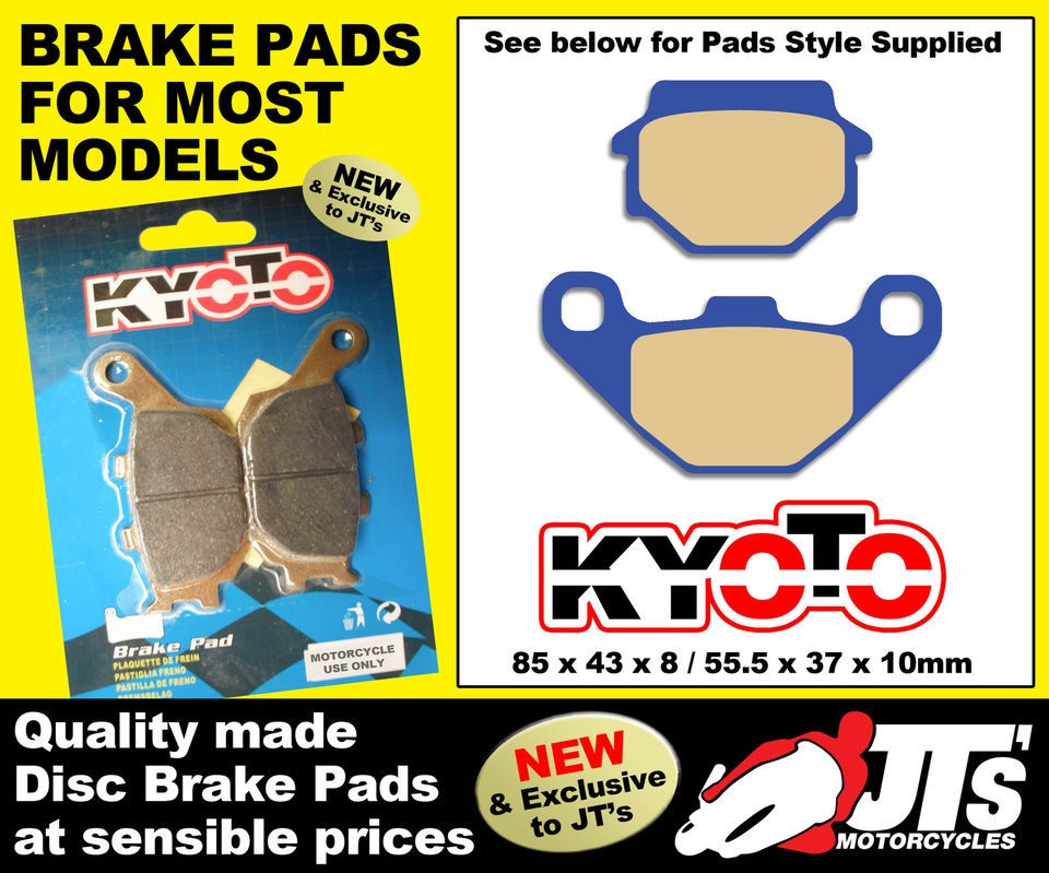   DISC BRAKE PADS KAWASAKI KXT250 A2 B1 Tecate 3 Wheeler Trike (85 86