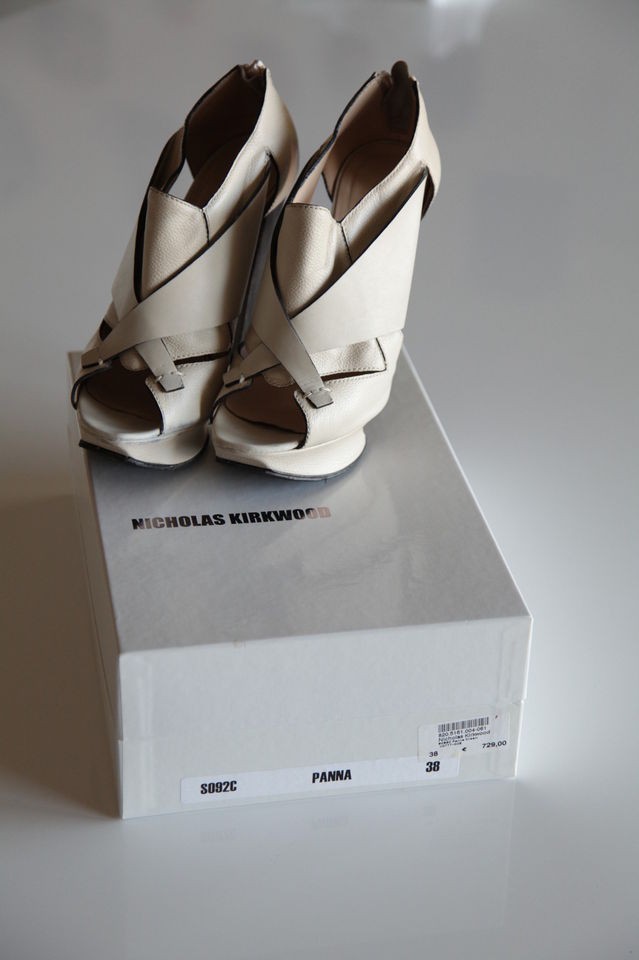 nicholas kirkwood panna high heels in cream