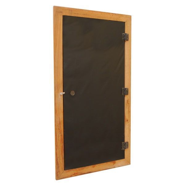 OCEAN YACHTS 30 X 15 7/8 INCH TEAK BOAT STORAGE DOOR PANEL