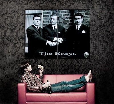 XD6770 The Krays Reggie Ronnie Kray Twins Criminals Outlaw HUGE POSTER