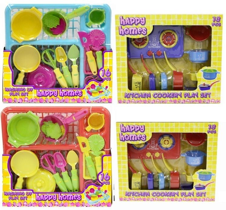 box set kitchen cleaning dish washing oven cookery utensils