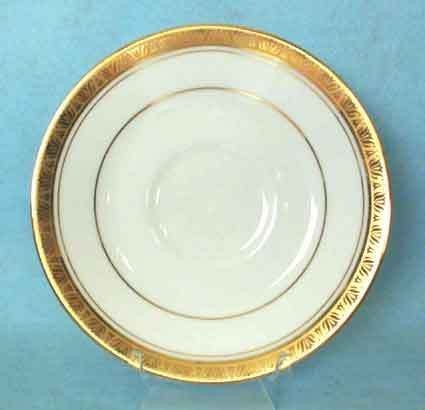 noritake legacy gold pattern 4280 white saucer expedited shipping 