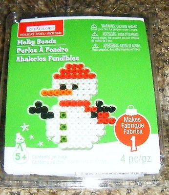 New Creatology Fusible Christmas Winter Melty Beads Kit beads pegboard 