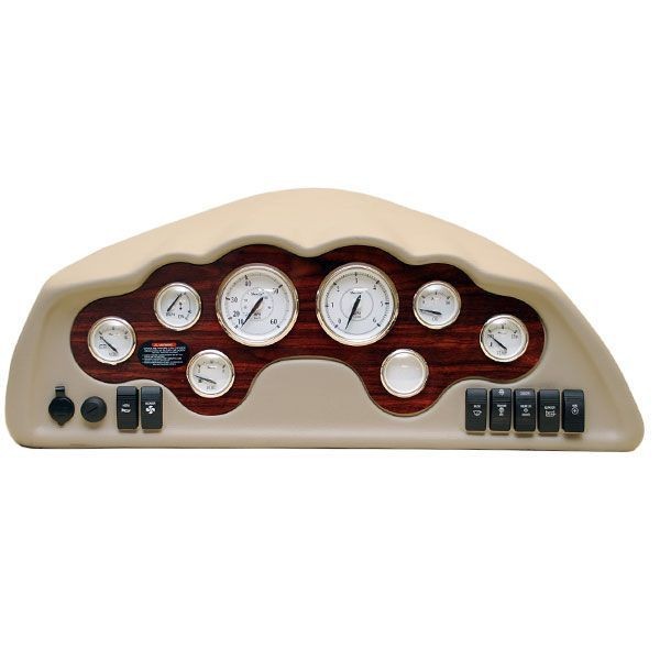 larson 03116664 205 ds i o boat gauge dash panel