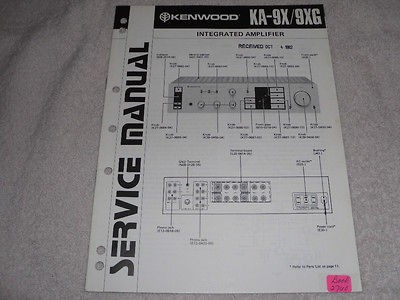 kenwood service manual integrated amplifier ka 9x 9xg time left