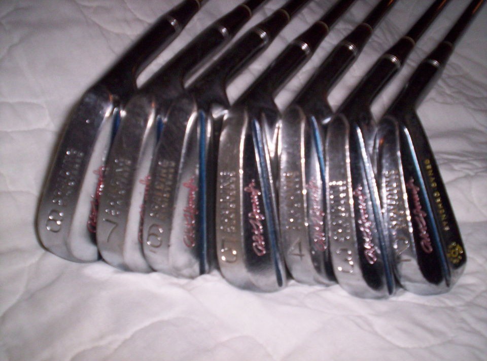 ROBT. T. JONES JR. by SPALDING VINTAGE GOLF IRONS   MENS RH