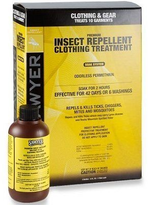 permethrin clothing treatment treats 10 garments  15