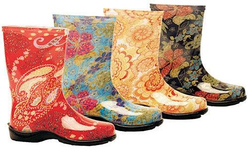 SLOGGERS Womens WATERPROOF RUBBER GARDEN RAIN BOOTS   Multiple Colors 