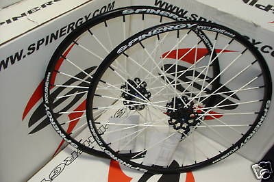 NEW 2013 SPINERGY XYCLONE DISC Lefty White PBO SPOKES WHEEL SET For 