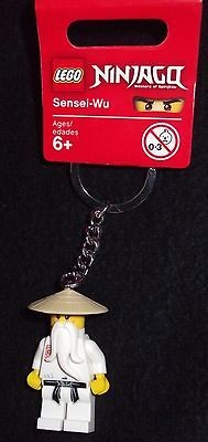 Lego SENSEI WU KEYCHAIN MINIFIG NINJAGO key chain minifigure BRAND NEW