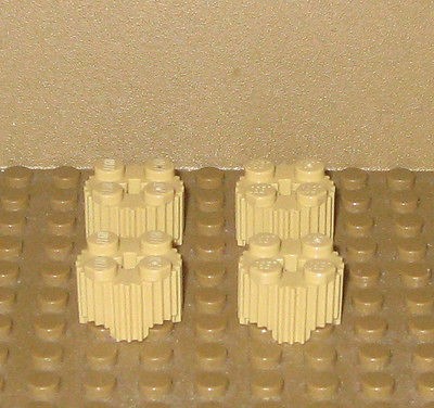 lego tan sand color profile round brick 2x2 returns