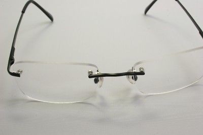rimless black nerd clear lens square glasses look smart